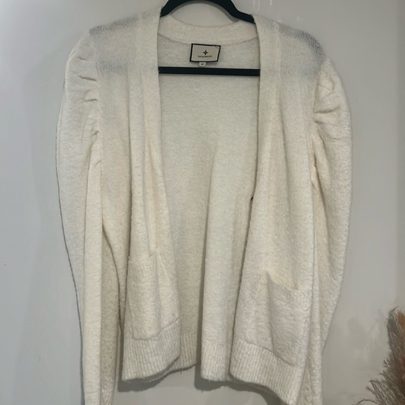 Tuckernuck puff sleeve cardigan S - Picture 2 of 4